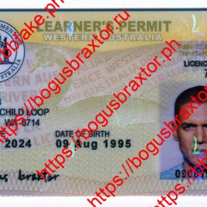 Western Australia Learners Permit Fake ID
