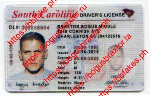 South Carolina Fake ID