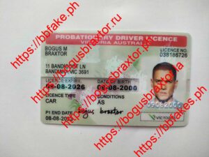Victoria Australia Probationary Driver Licence(VIC-R-P)