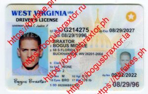 West Virginia Fake ID