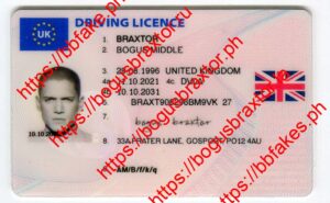 UK DRIVING LICENCE