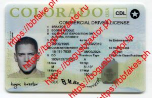 Colorado CDL Fake ID