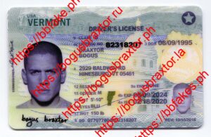 Vermont Fake ID