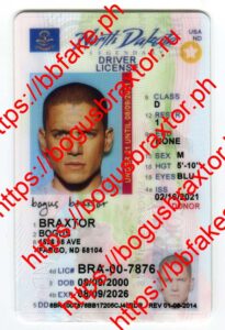North Dakota Vertical Fake ID